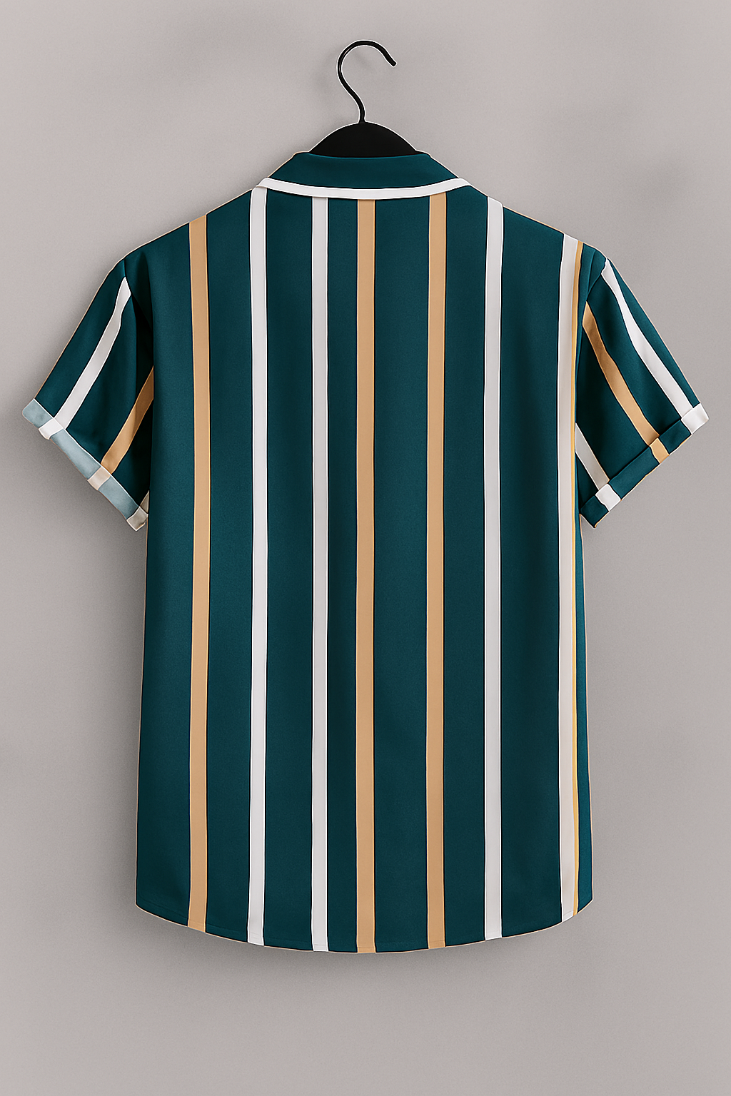 Retro Striped Button-Up Shirt – Casual Summer Streetwear