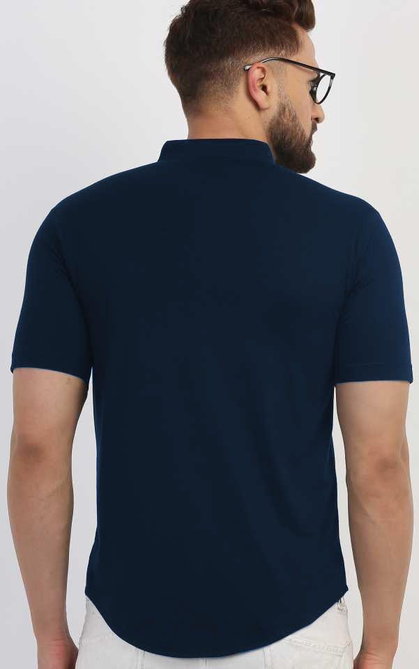 Mandarin Collar Shirt – Smart Casual Overseas Style