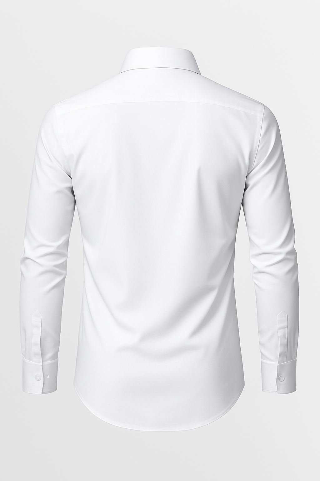 White Tailored Cotton Shirt – Men's Premium Fit | Versatile Formal & Casual Wear