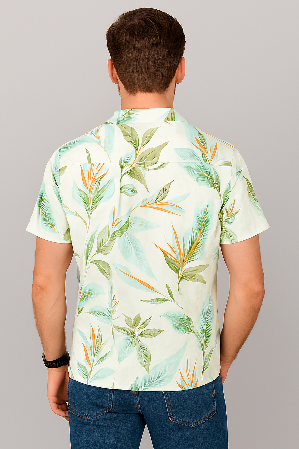 Tropical Paradise Shirt – Bird of Paradise Print | Casual Summer Button-Up