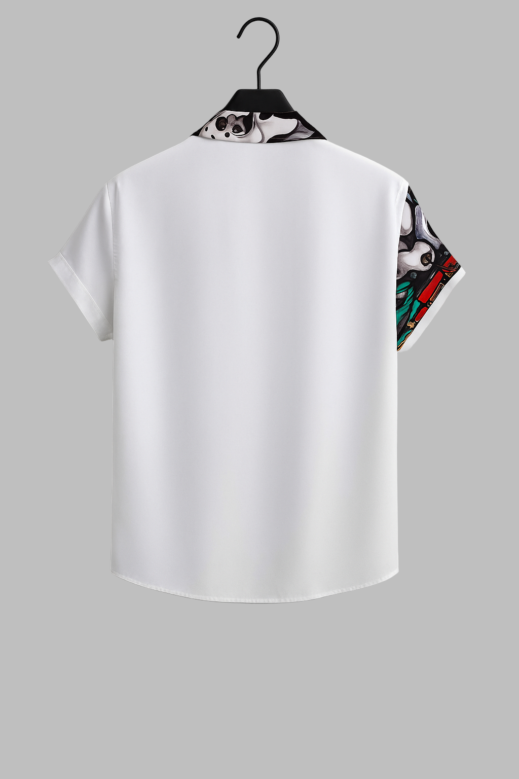 Panda Samurai Split Shirt – Bold Graphic Print with Bamboo Sleeve Detail