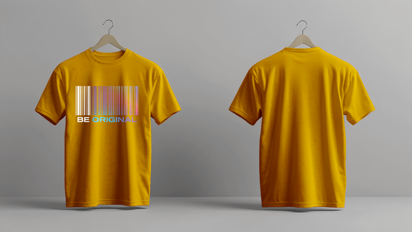 Be Original - Barcode Graphic