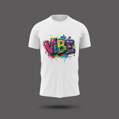 VIBE Graffiti – Colorful Drip Art Design with Bold Lettering