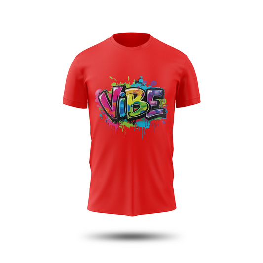 VIBE Graffiti – Colorful Drip Art Design with Bold Lettering